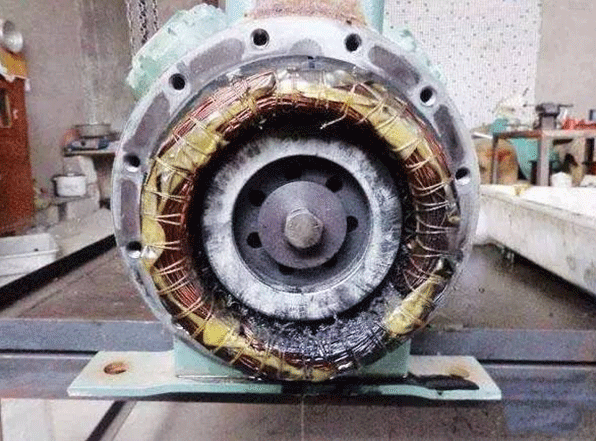 Compressor motor burnout